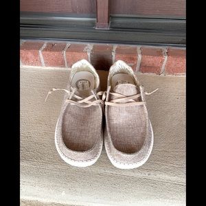 Hey Dude tan shoes